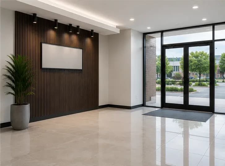 Commercial lobby renovation