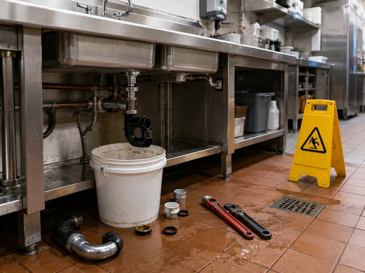 Commercial plumbing repair