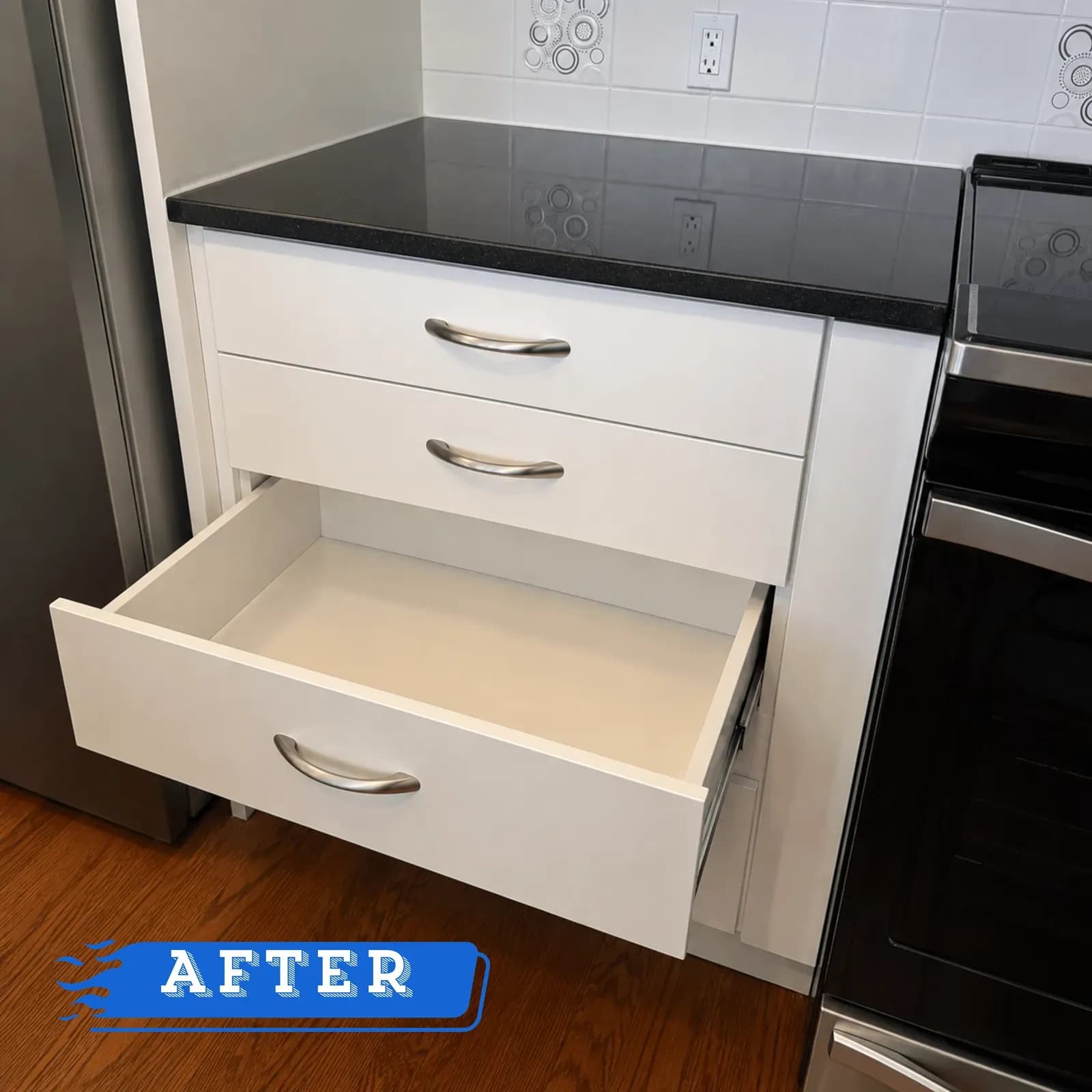 Kitchen Drawer Install — after