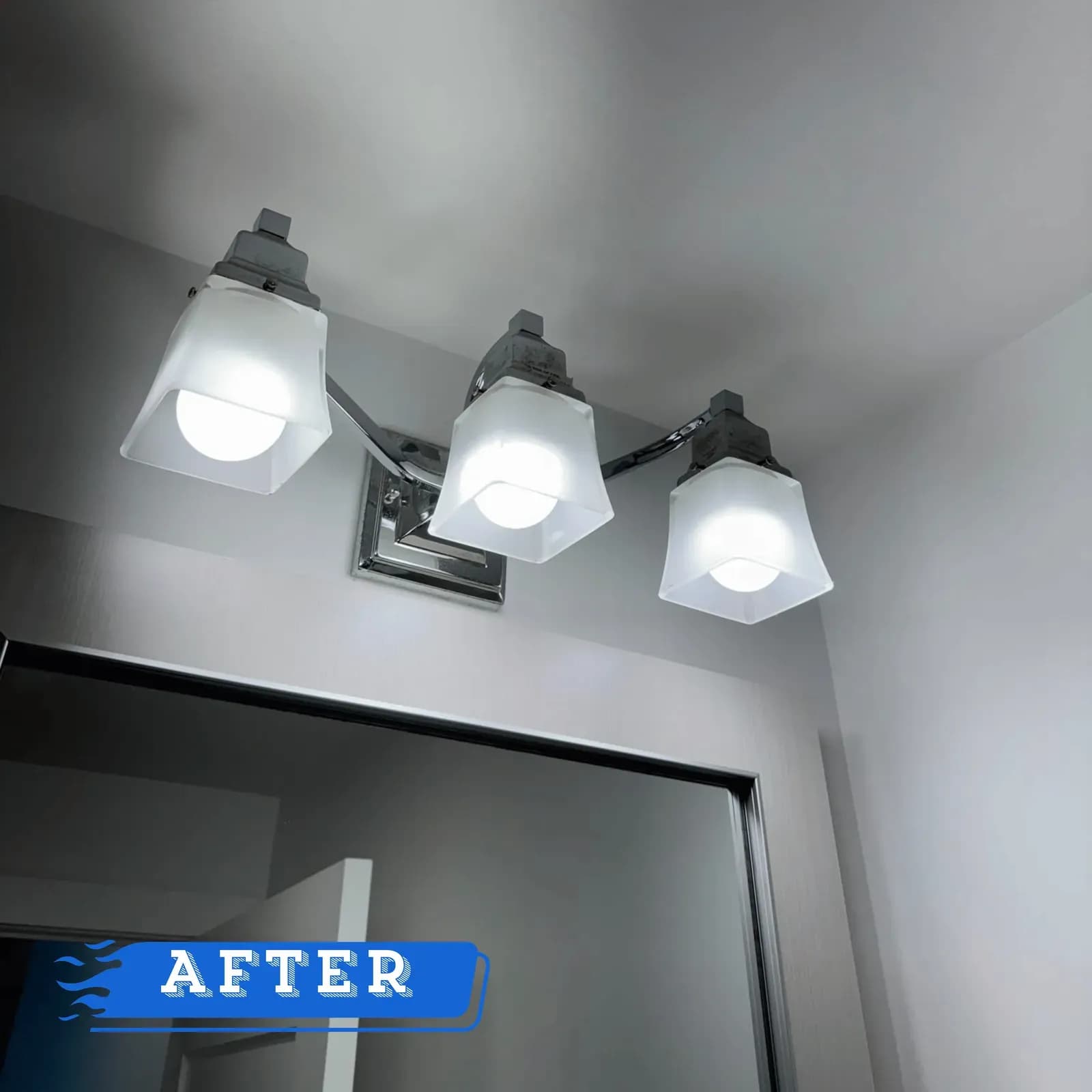 Vanity Light Fixture — after