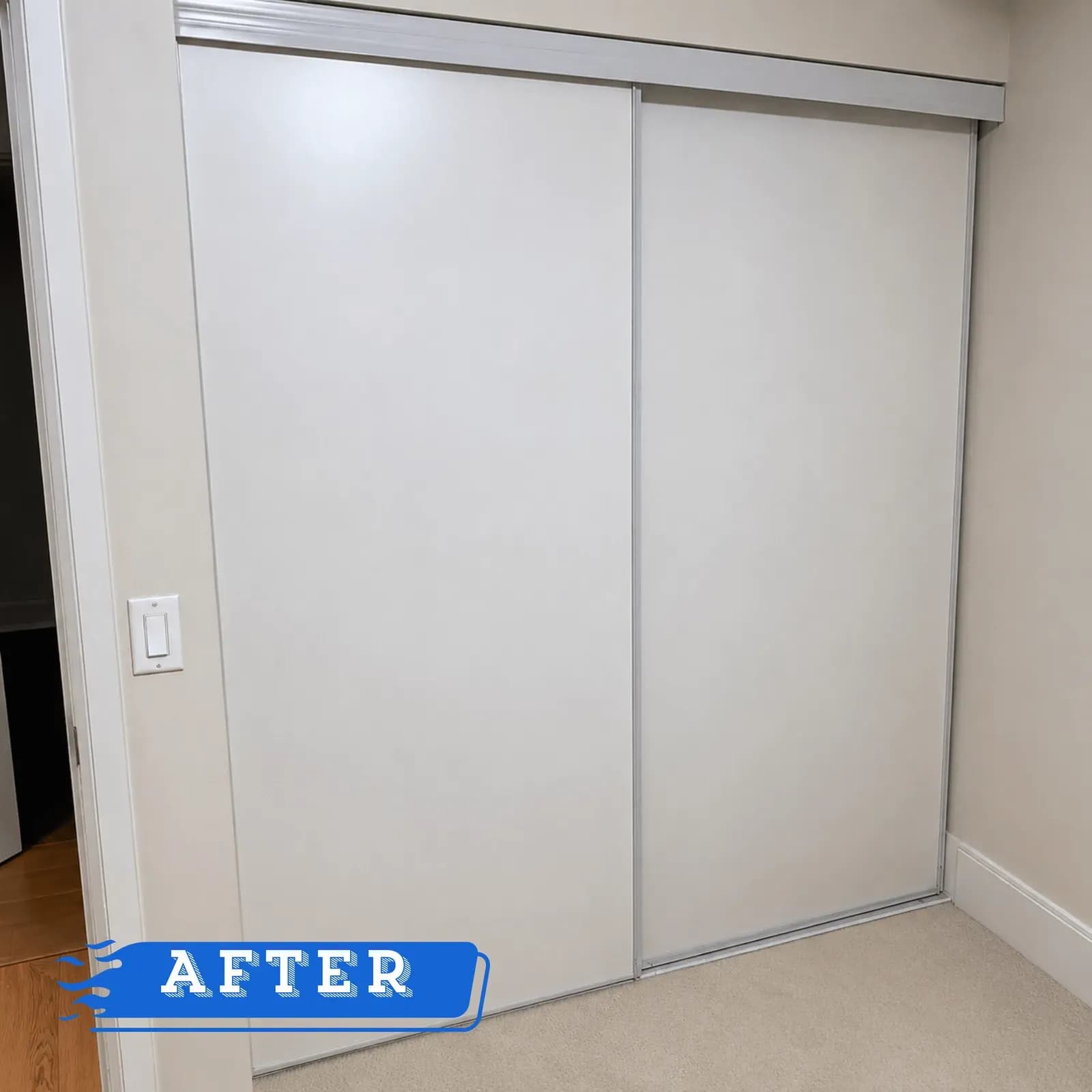 Sliding Closet Doors — after