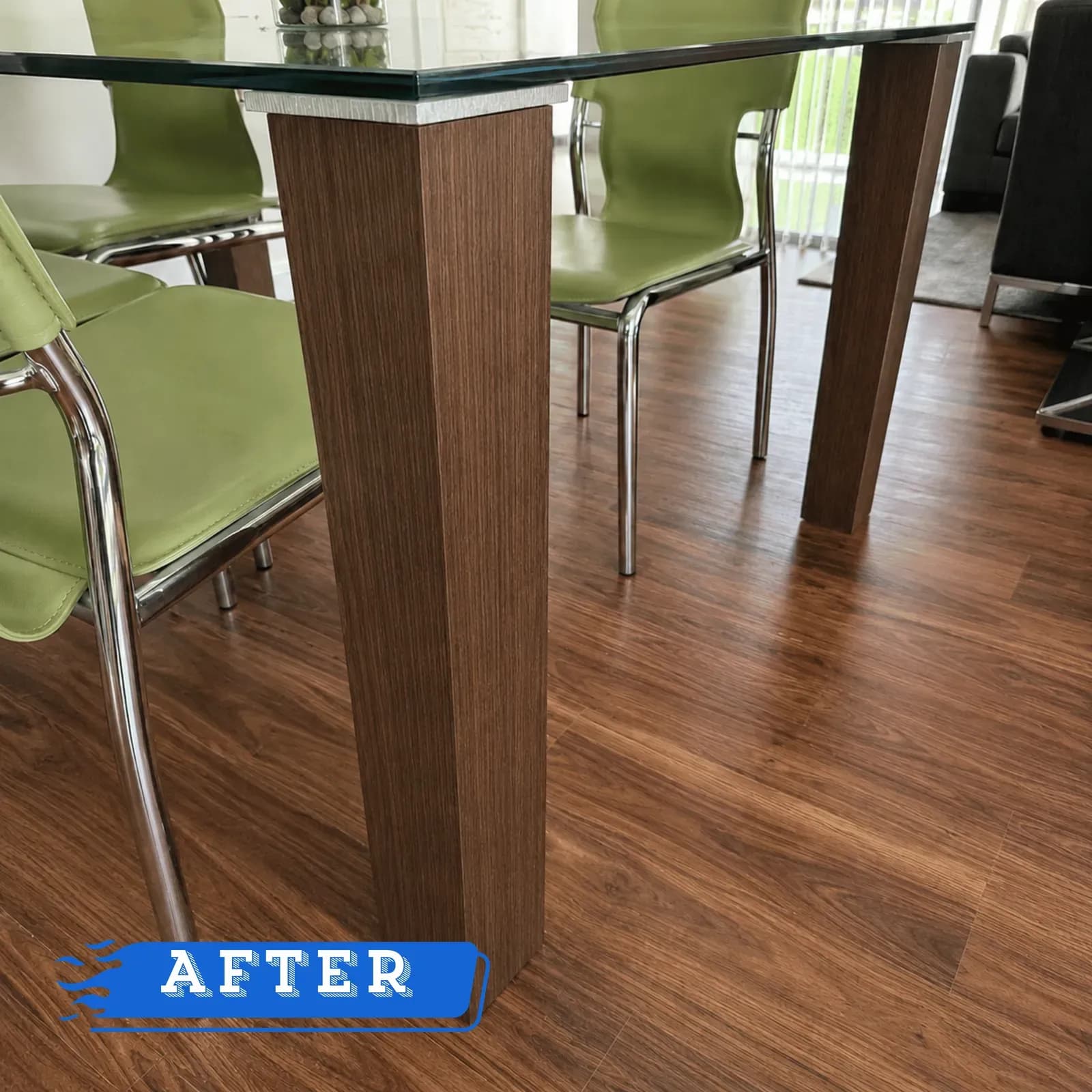 New Vinyl Flooring — after