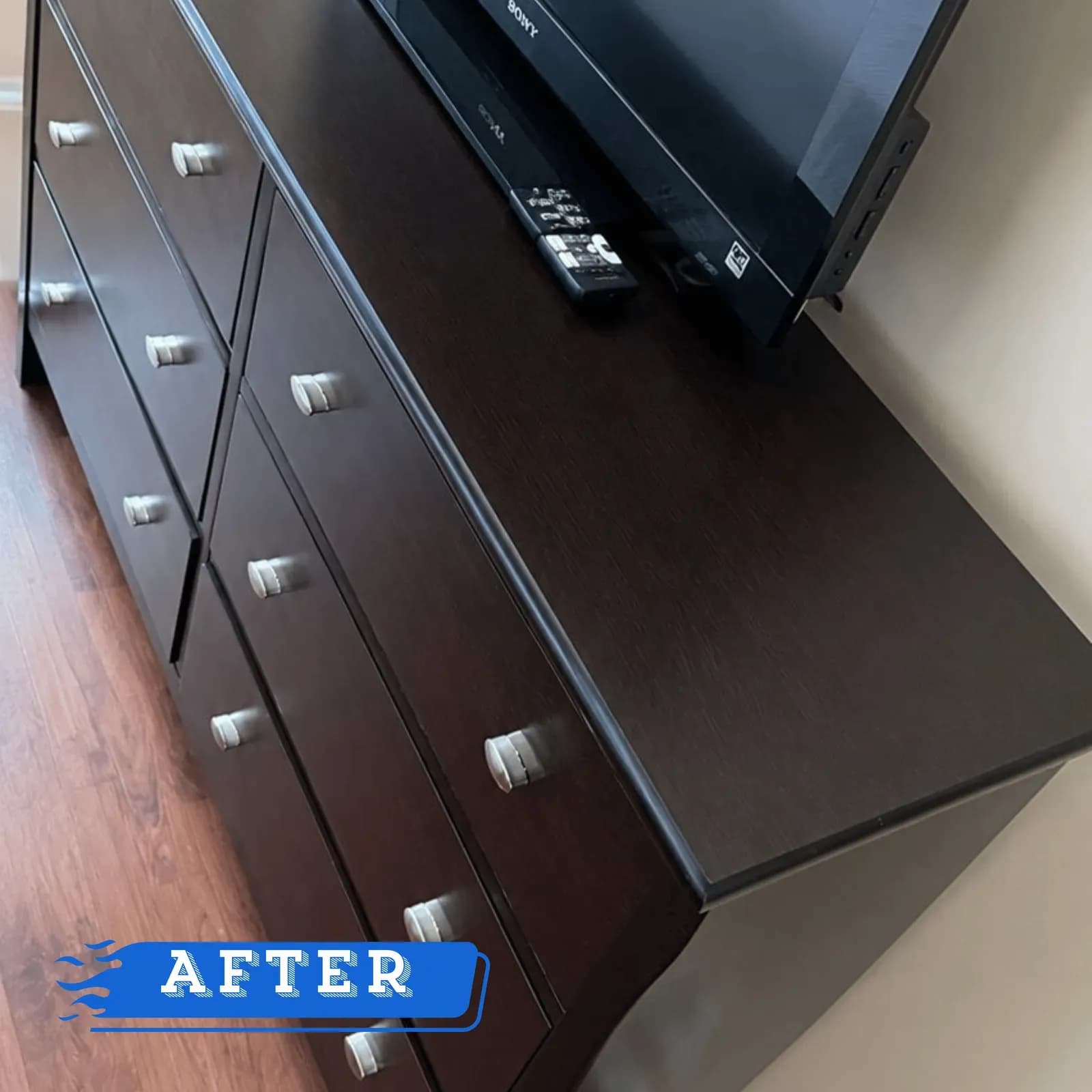 Dresser Refinishing — after