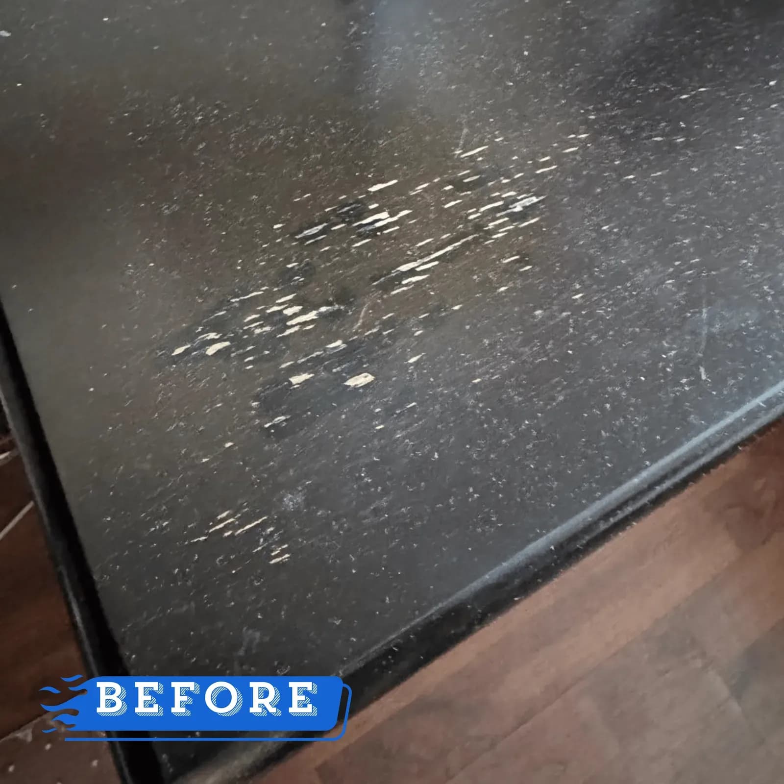 Dresser Refinishing — before